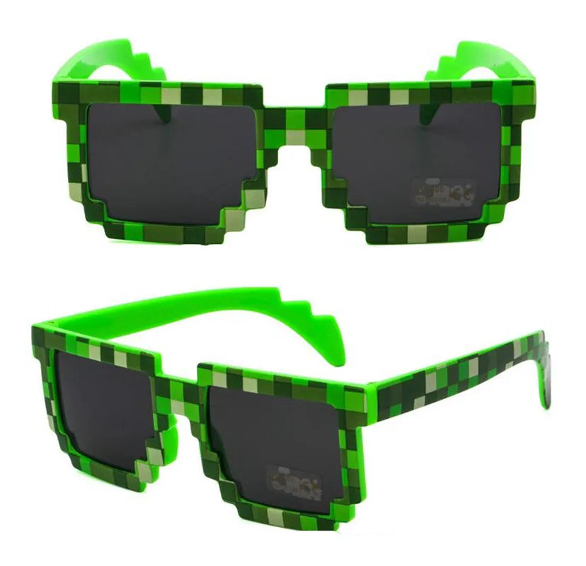Kids Pixel Gamer Sunglasses – Minecraft Style Shades