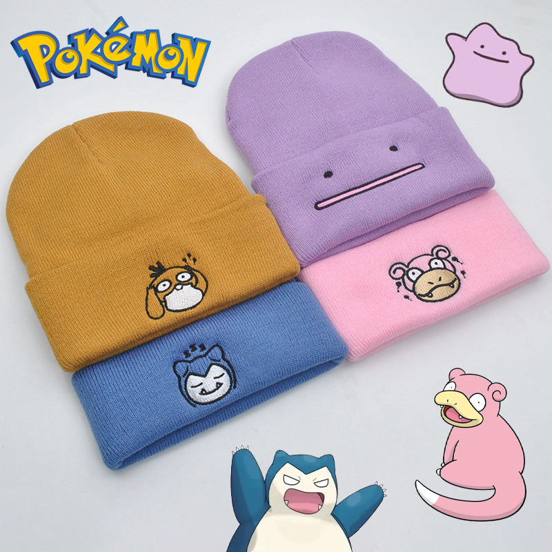 Pokémon Beanie Hat Ditto, Snorlax, Psyduck or Slowpoke Hat