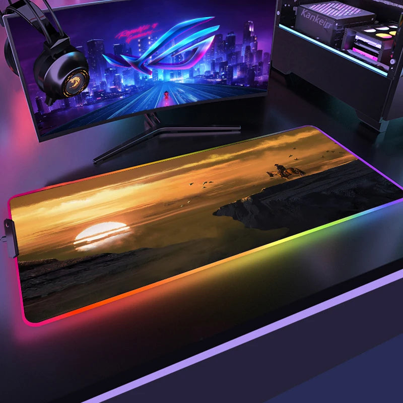 Red Dead RGB Mouse Mat – Frontier Edition