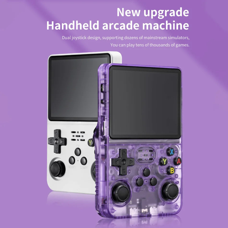 R36S Retro Handheld Console – 20,000 Games, 20+ Emulators, 64GB Linux Gaming System