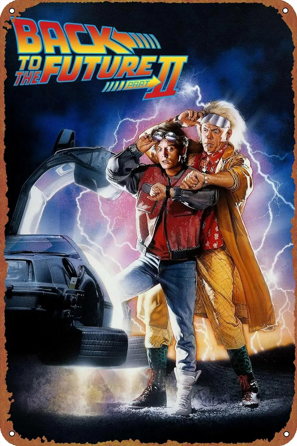 Retro American Films Metal Tin Poster