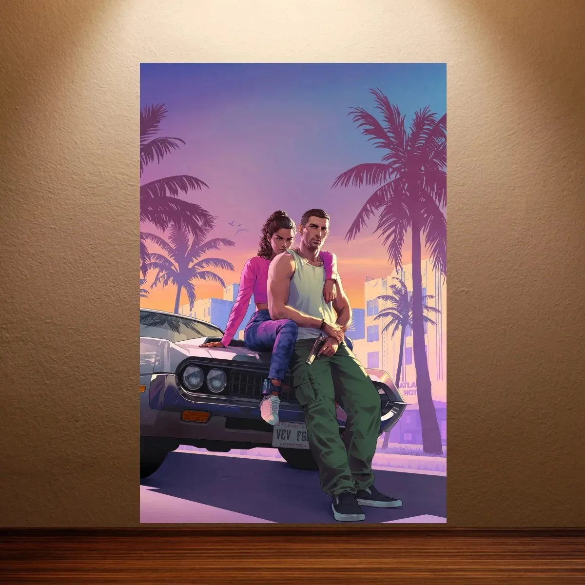 GTA VI Style Canvas Poster
