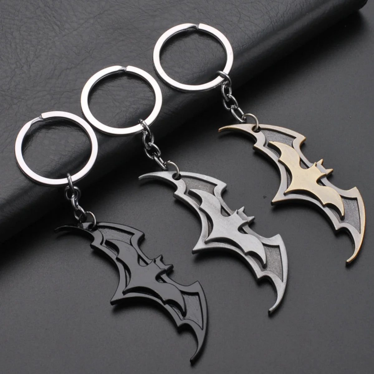 Batman Style Bat Keychain