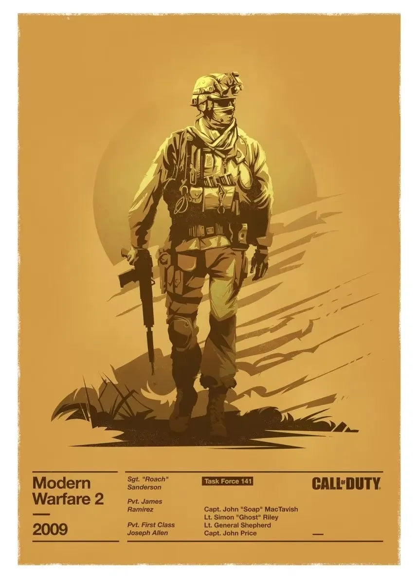 Video Game Wall Poster
