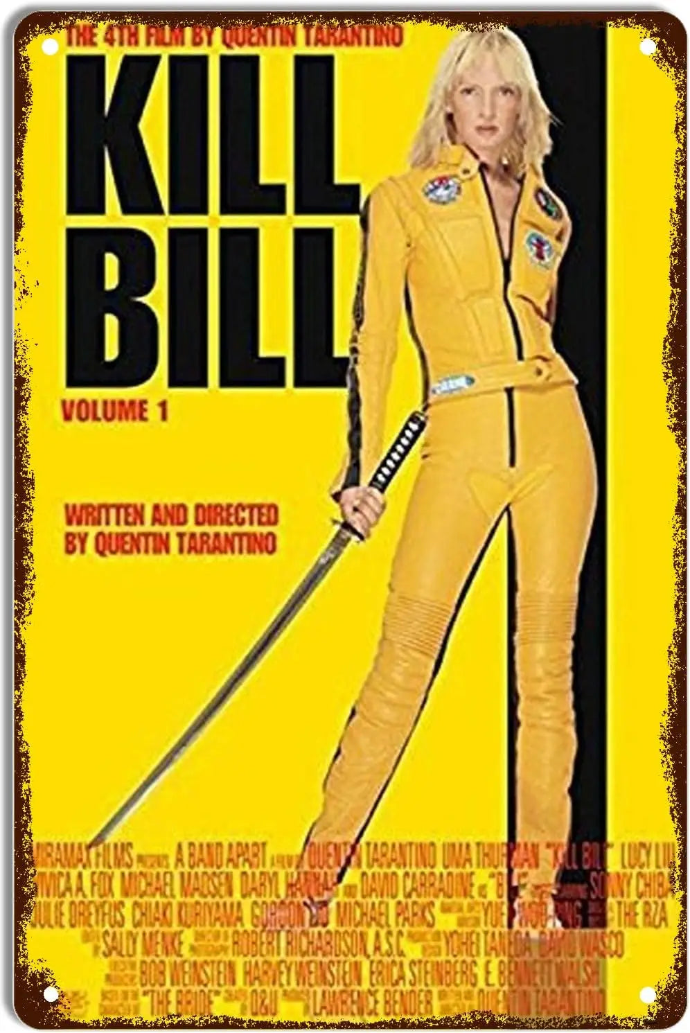Retro American Films Metal Tin Poster