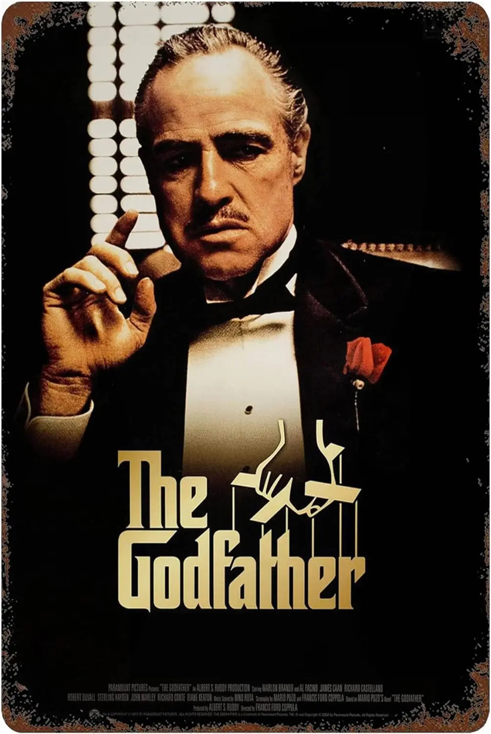 Retro American Films Metal Tin Poster