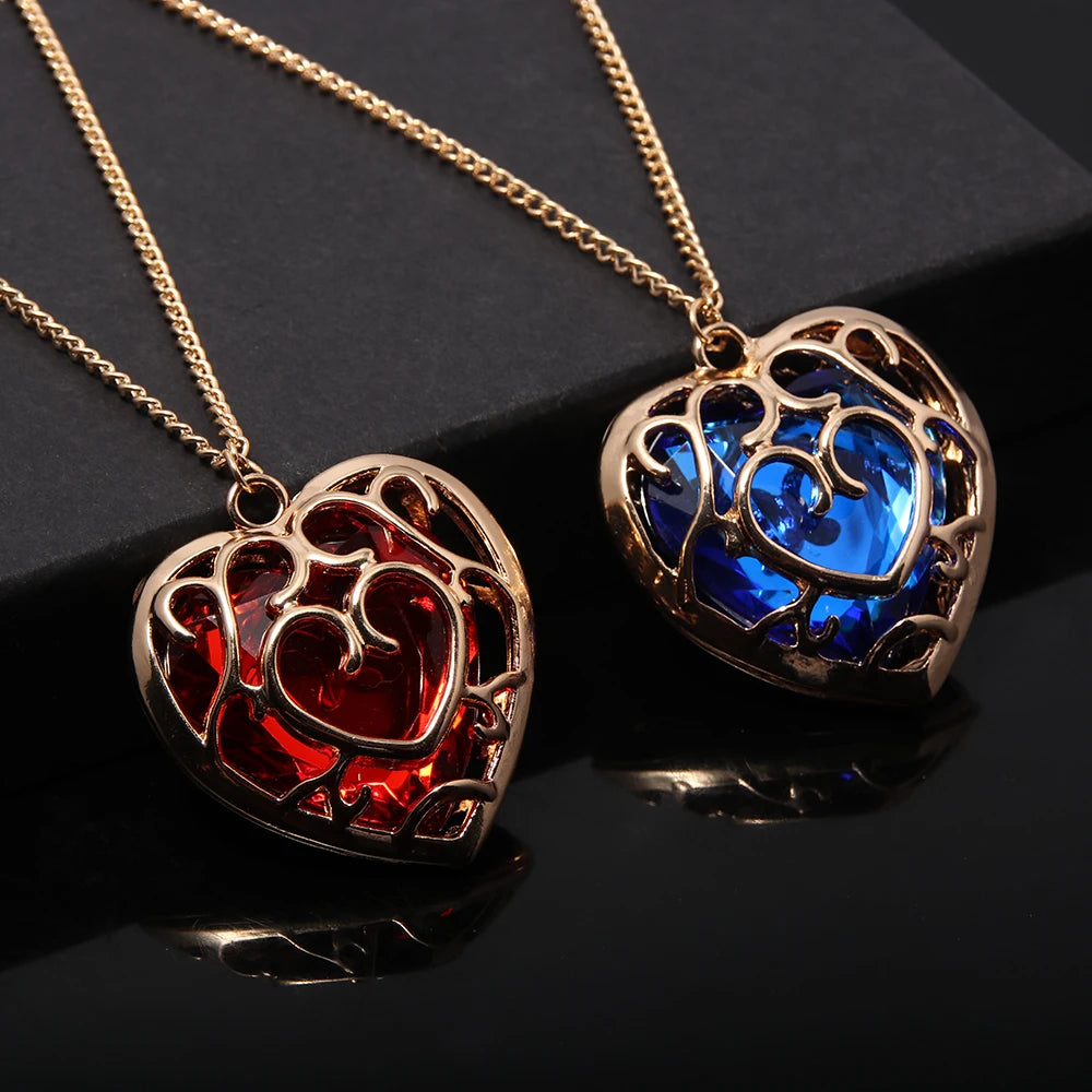 Legendary Zelda Heart Necklace Keyring
