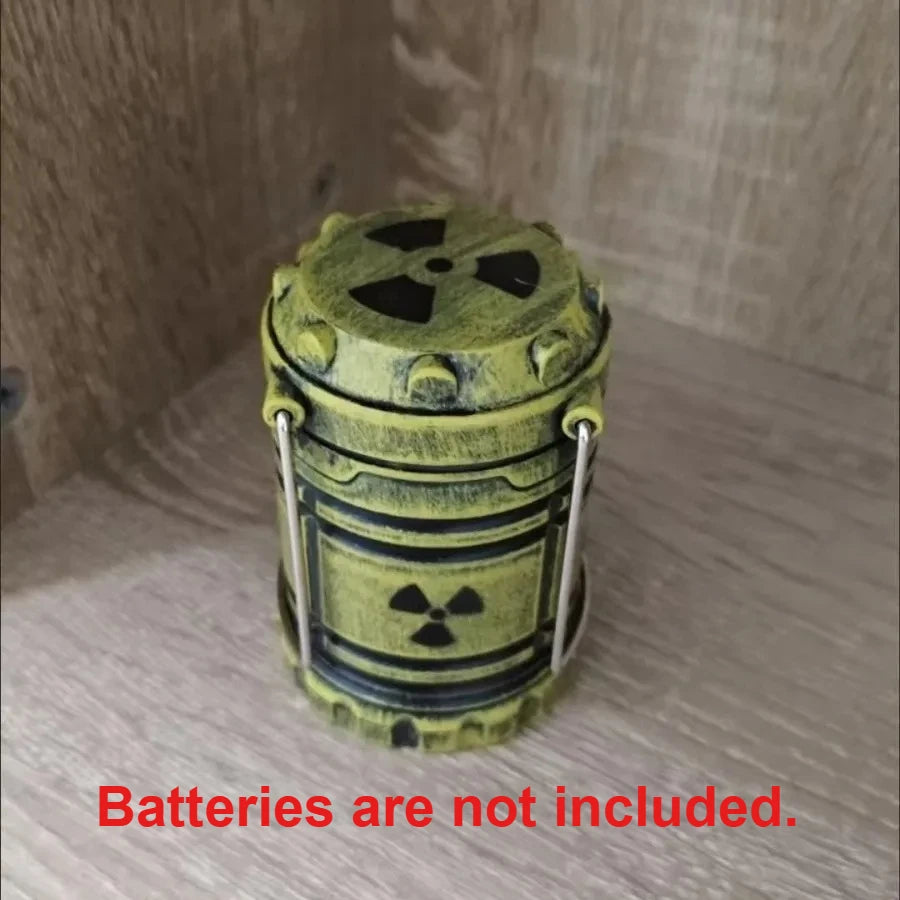 Mini Nuclear Waste Light – Radioactive Camping Desk Lamp
