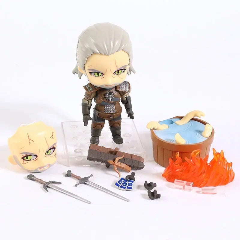 The Witcher 3 Geralt 907 Figurine White Wolf Collectible Figure