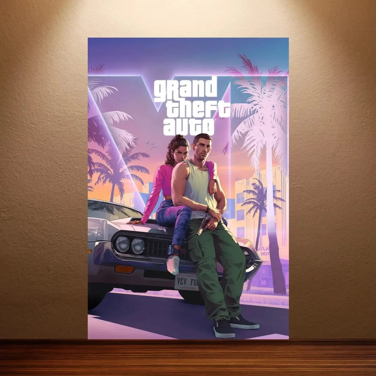 GTA VI Style Canvas Poster
