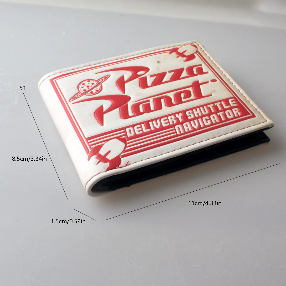 Rustic Pizza Planet Wallet