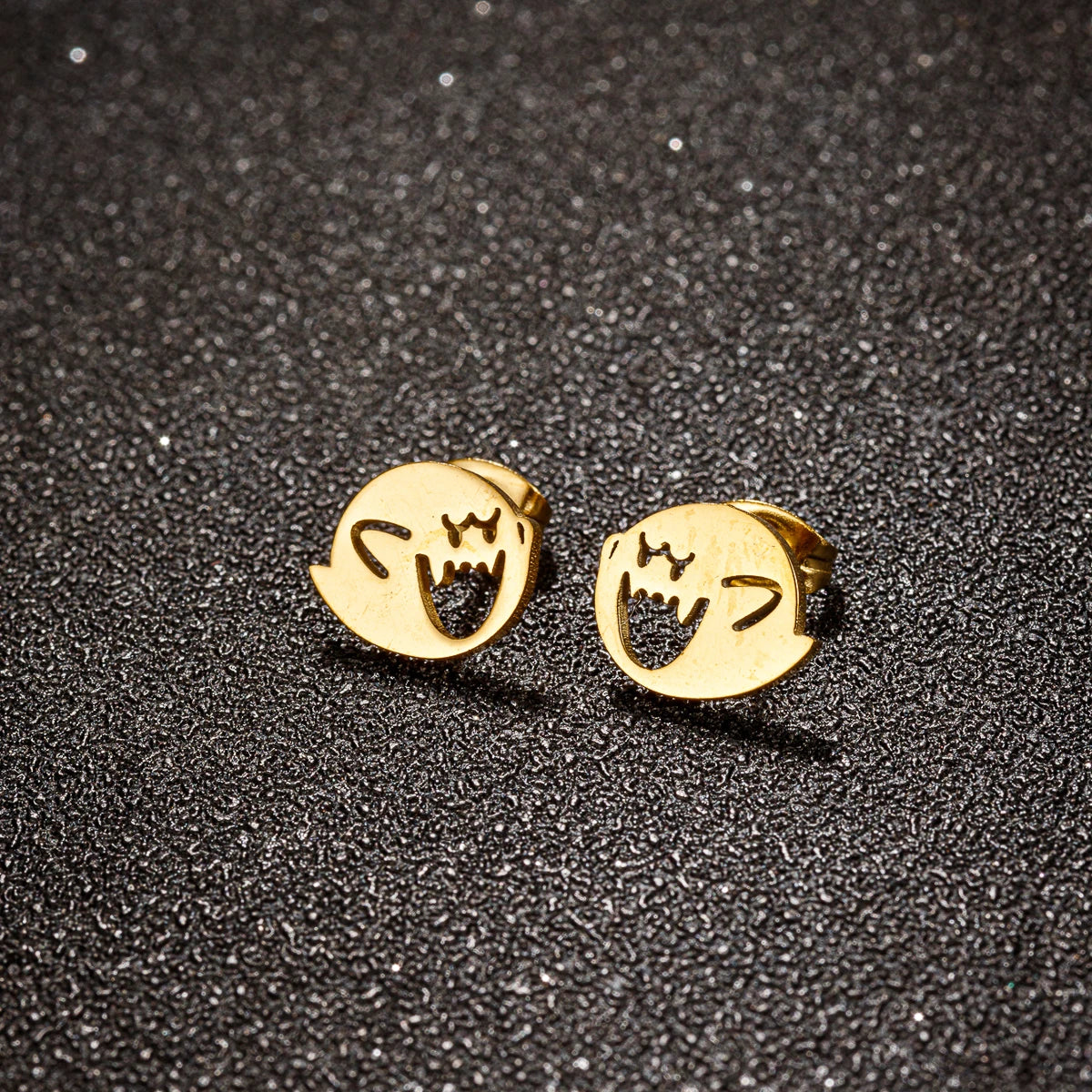Mario Ghost Stud Earrings
