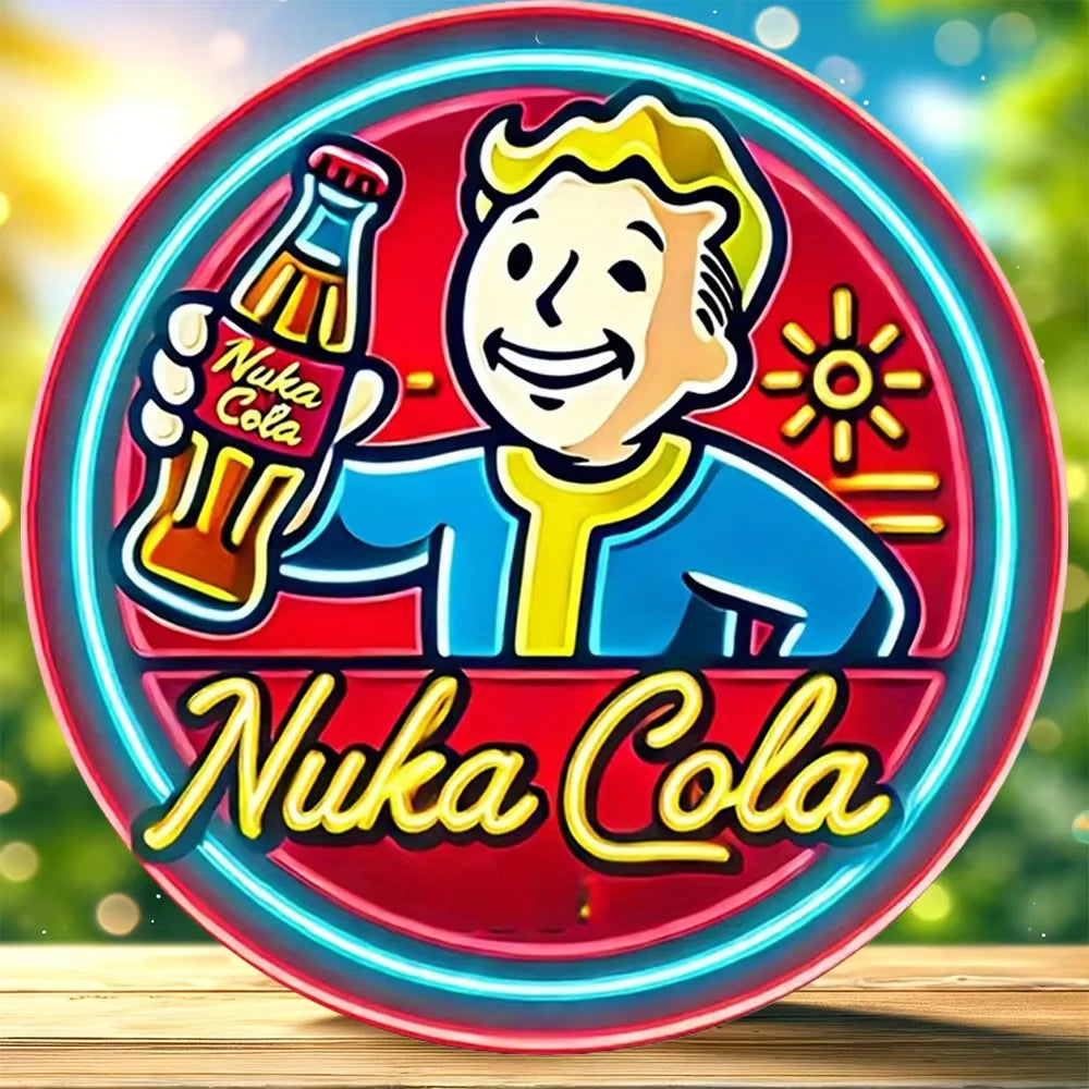Nuka Kola Vintage Wooden Sign