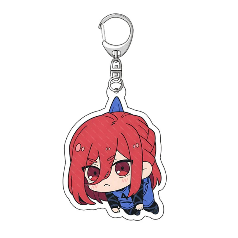 Blue Lock Anime Acrylic Keychain Isagi Bachira Chigiri Bag Charm