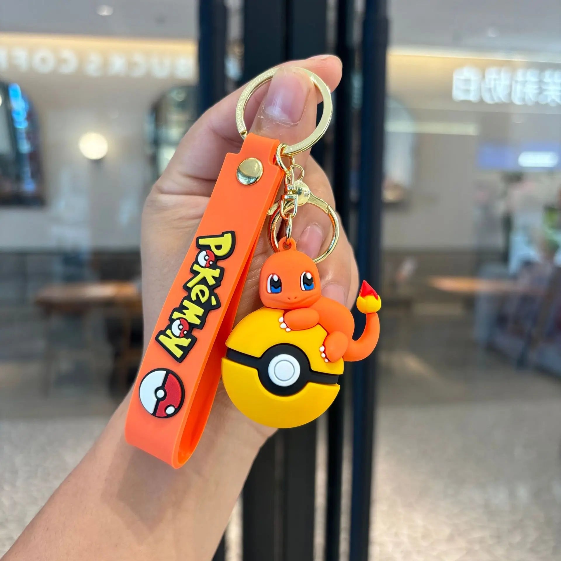 Poké Ball Character Keychain Set