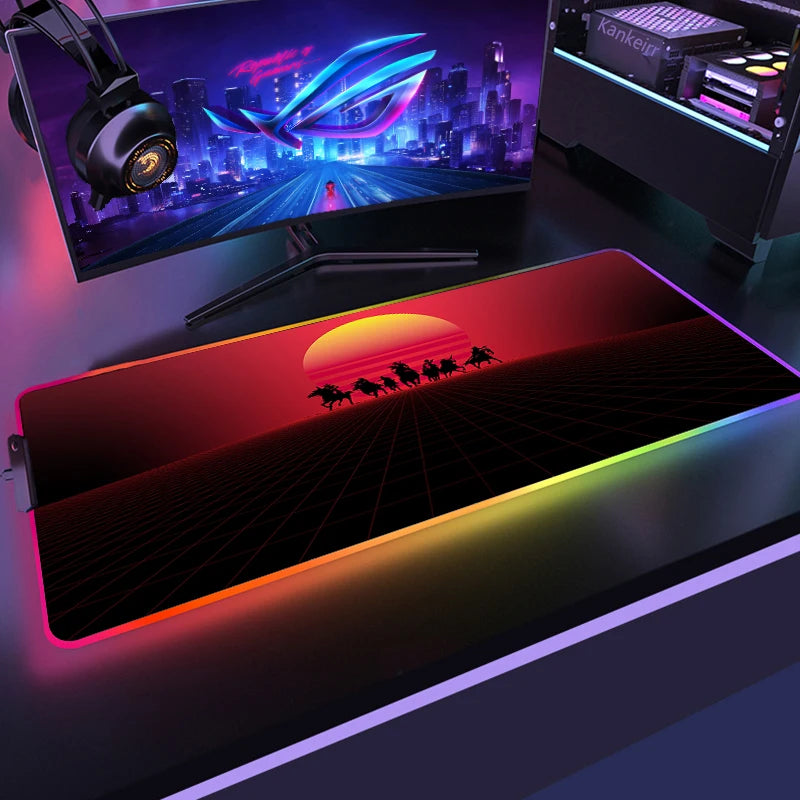 Red Dead RGB Mouse Mat – Frontier Edition