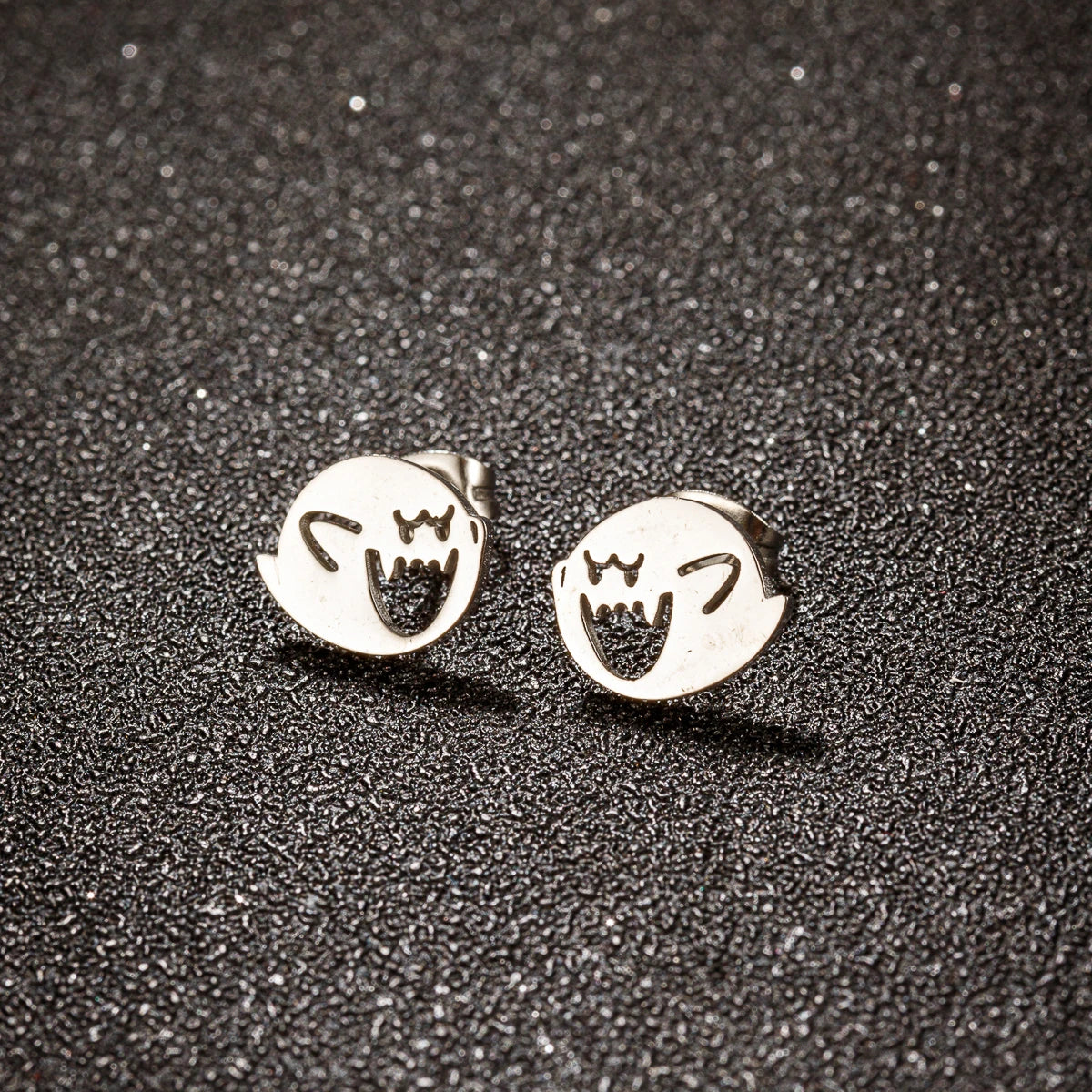 Mario Ghost Stud Earrings