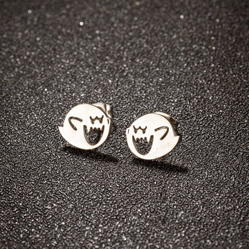 Mario Ghost Stud Earrings
