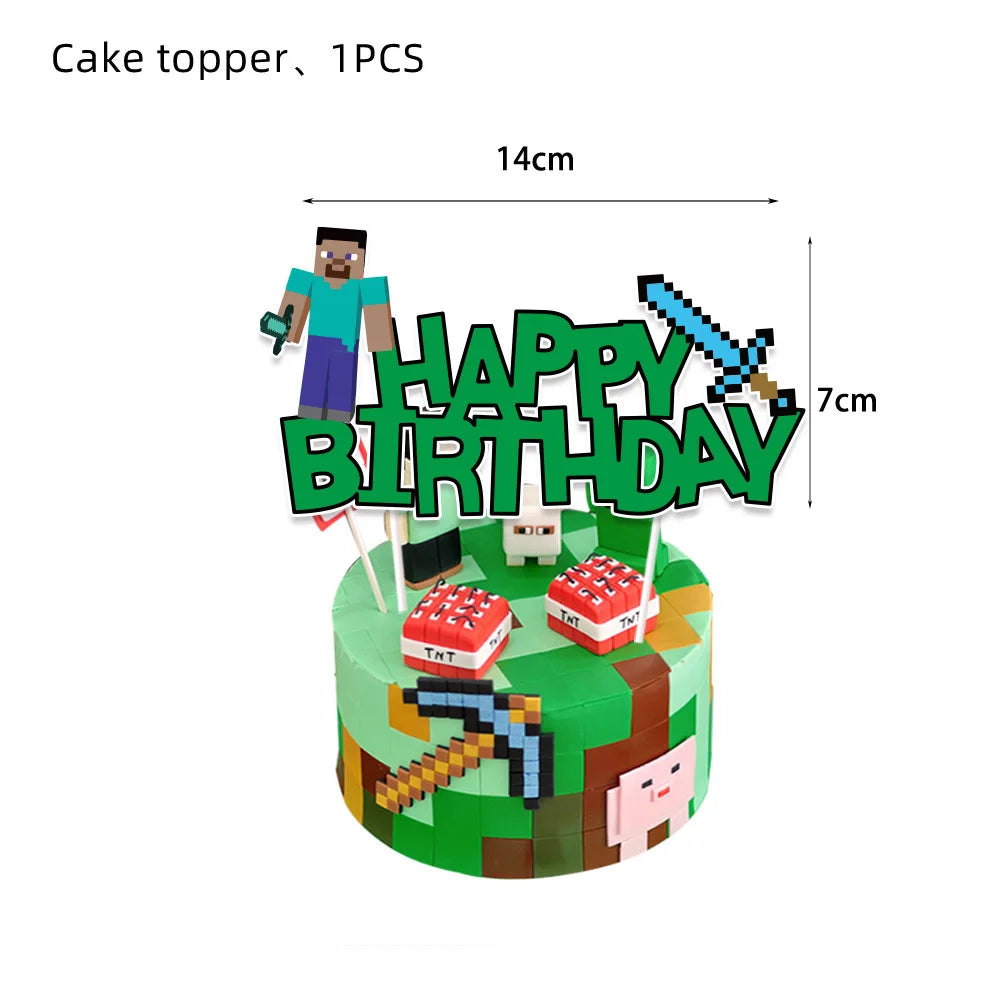 Minecraft Party Kit – Pixel Edition