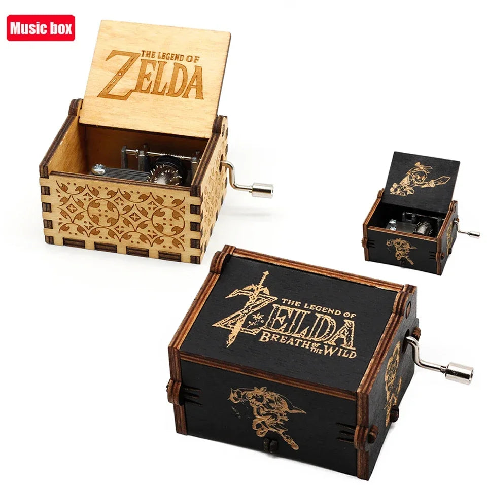 Legendary Zelda Adventure Wooden Music Box