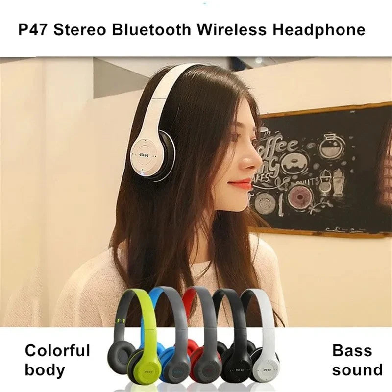 Wireless Bluetooth Headphones with Mic