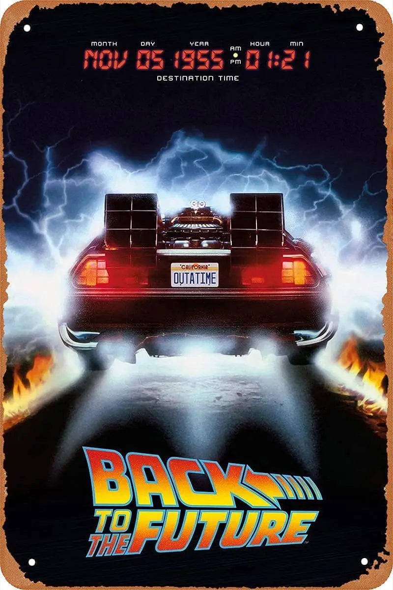 Retro American Films Metal Tin Poster
