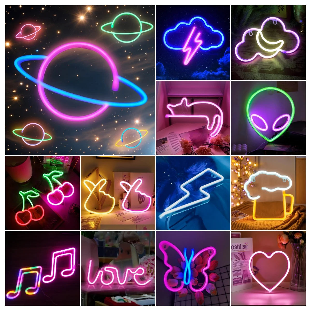 Neon Wall LED Decor