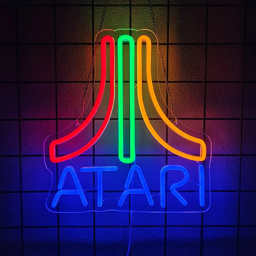 ATARI Neon Sign LED Wall Light