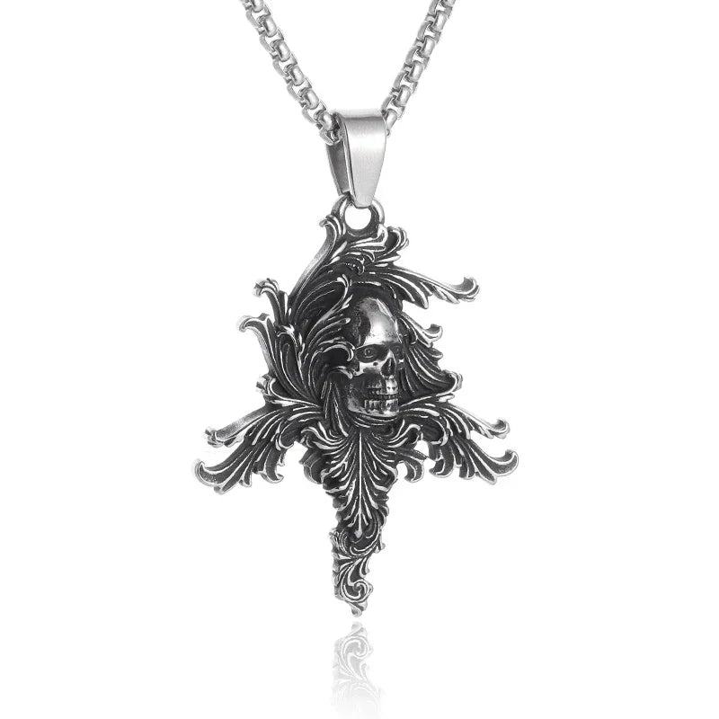 Silver Plated Captivity Skeleton Pendant