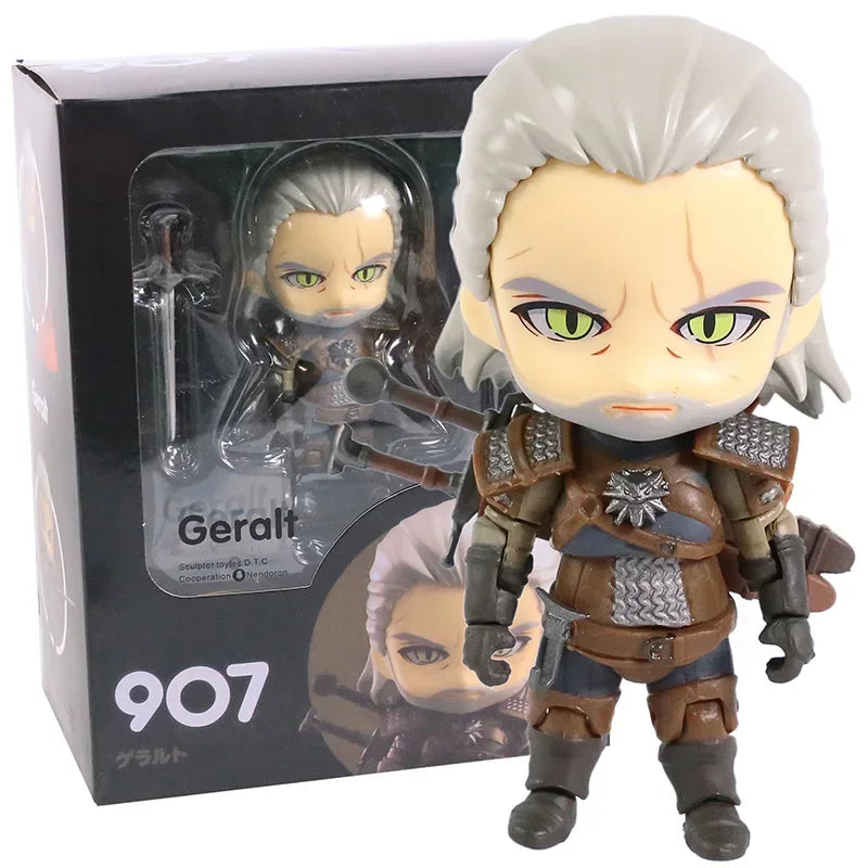 The Witcher 3 Geralt 907 Figurine White Wolf Collectible Figure