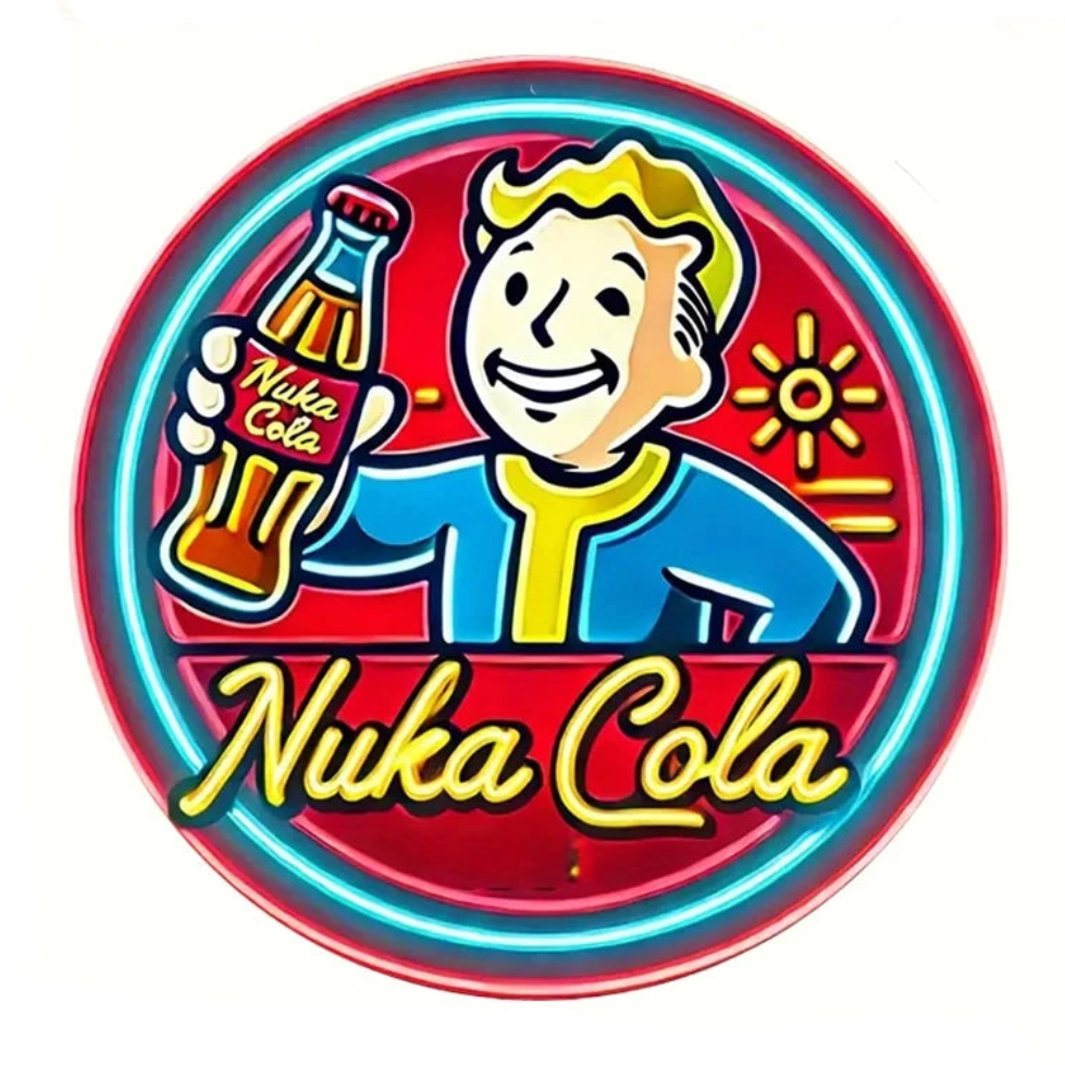 Nuka Kola Vintage Wooden Sign