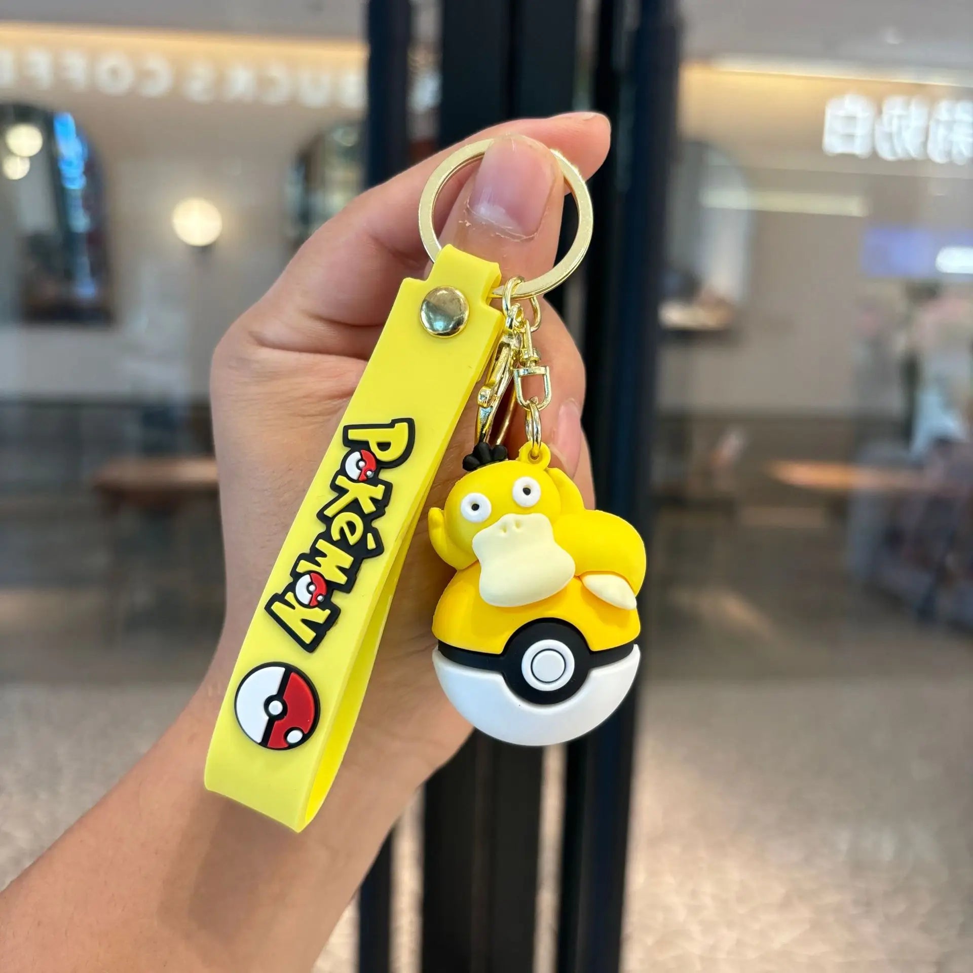 Poké Ball Character Keychain Set