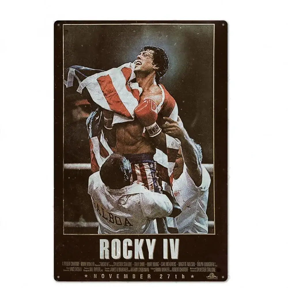 Retro American Films Metal Tin Poster