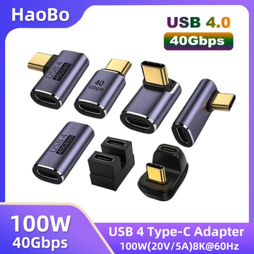 USB4.0 Type-C 90° Adapter
