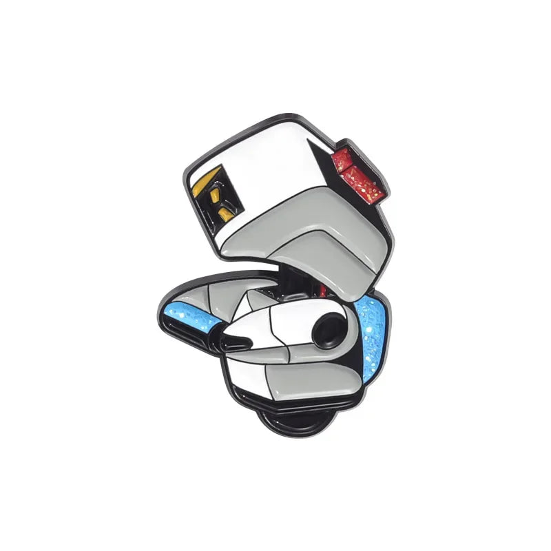 Wall-E & EVE Pin Badge Set – Full Set of 4