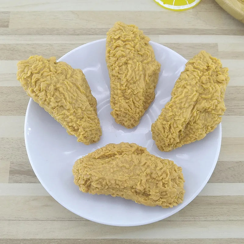 Fried Chicken & Fries Keychain