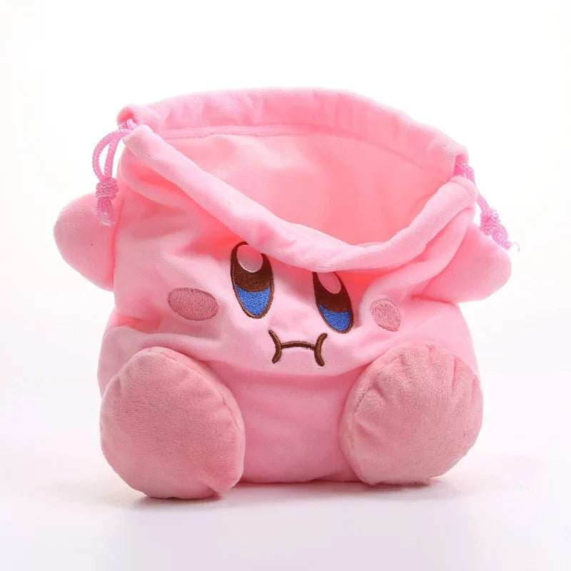 Kirby Drawstring Bag – Cute Retro Gamer Storage Sack