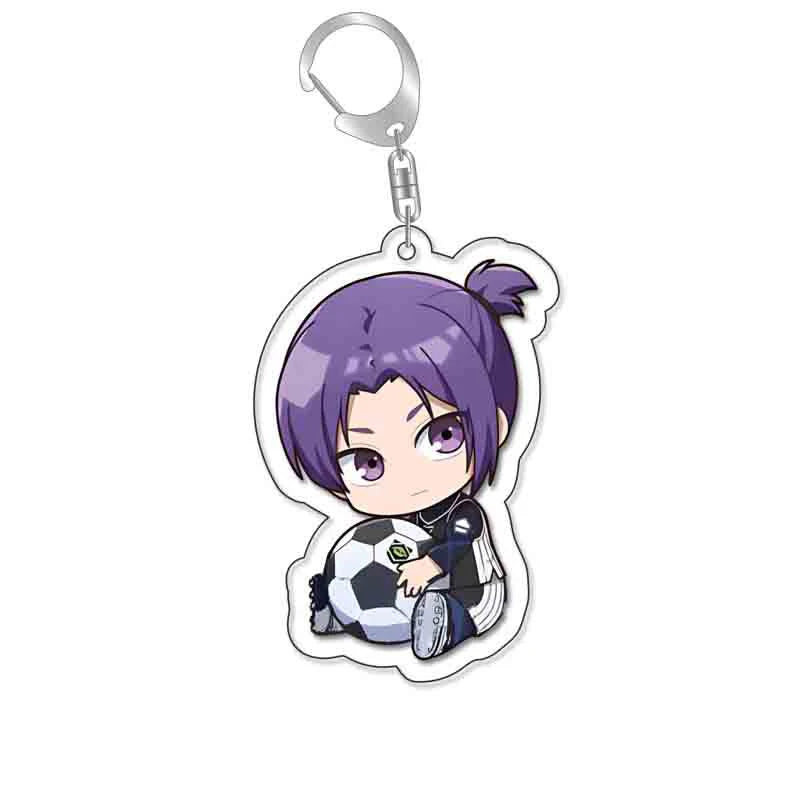 Blue Lock Anime Acrylic Keychain Isagi Bachira Chigiri Bag Charm