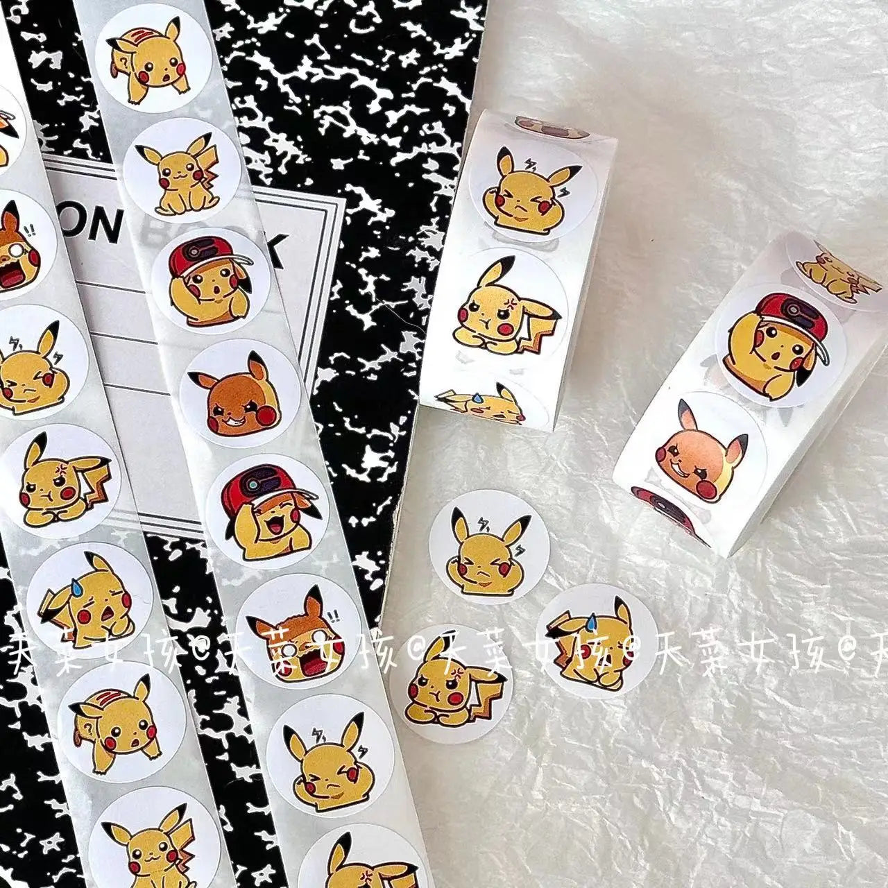 Pikachu Kawaii Sticker Roll