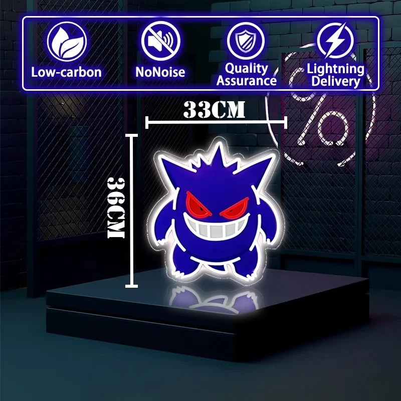 Gengar Neon LED Sign