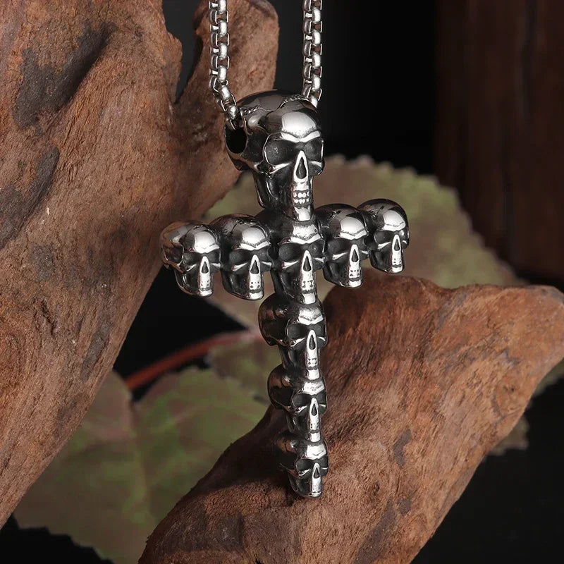 Silver Plated Captivity Skeleton Pendant