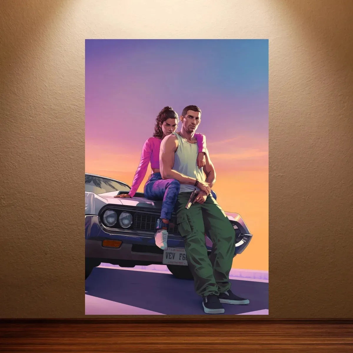 GTA VI Style Canvas Poster