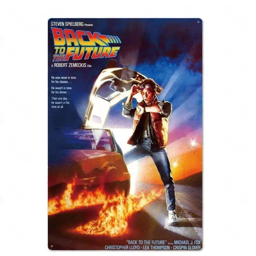 Retro American Films Metal Tin Poster