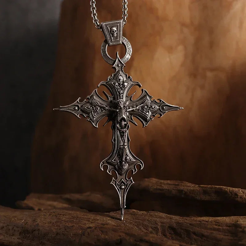 Silver Plated Captivity Skeleton Pendant