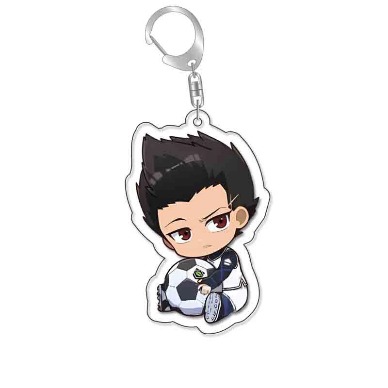 Blue Lock Anime Acrylic Keychain Isagi Bachira Chigiri Bag Charm