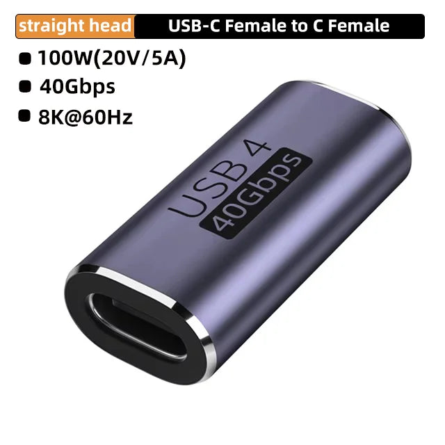 USB4.0 Type-C 90° Adapter