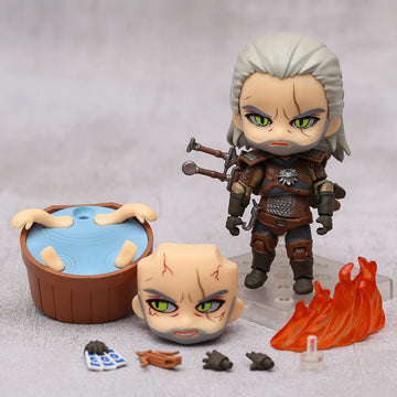 The Witcher 3 Geralt 907 Figurine White Wolf Collectible Figure