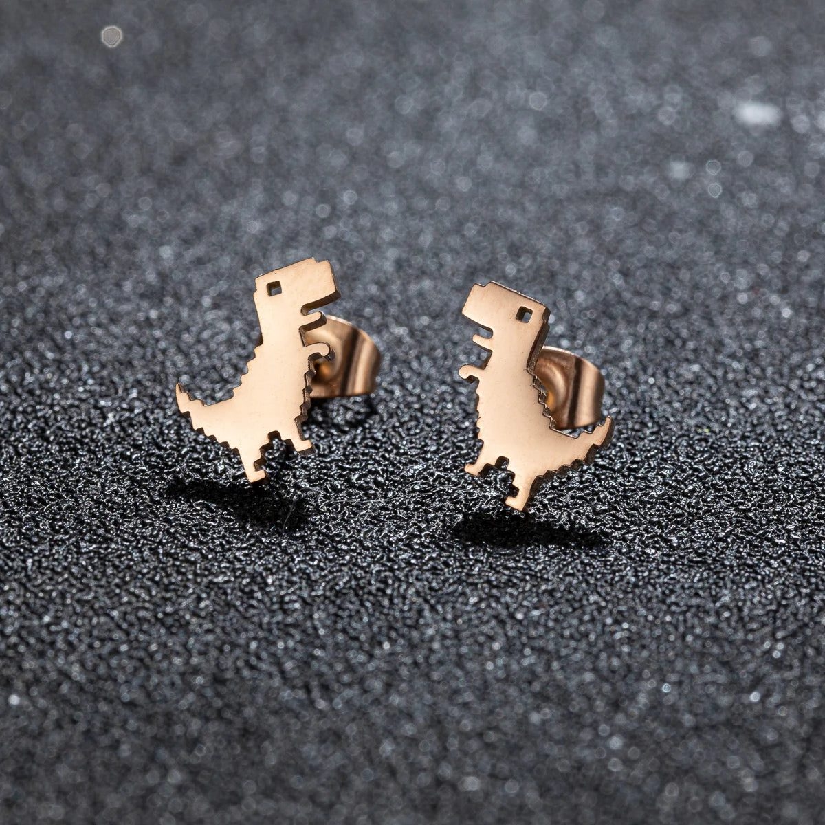 Mini Dinosaur Stud Earrings
