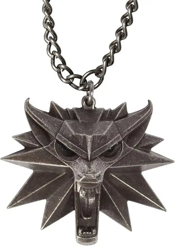 Witcher 3 Wild Hunt LED Light-Up Necklace Gamer Cosplay Pendant