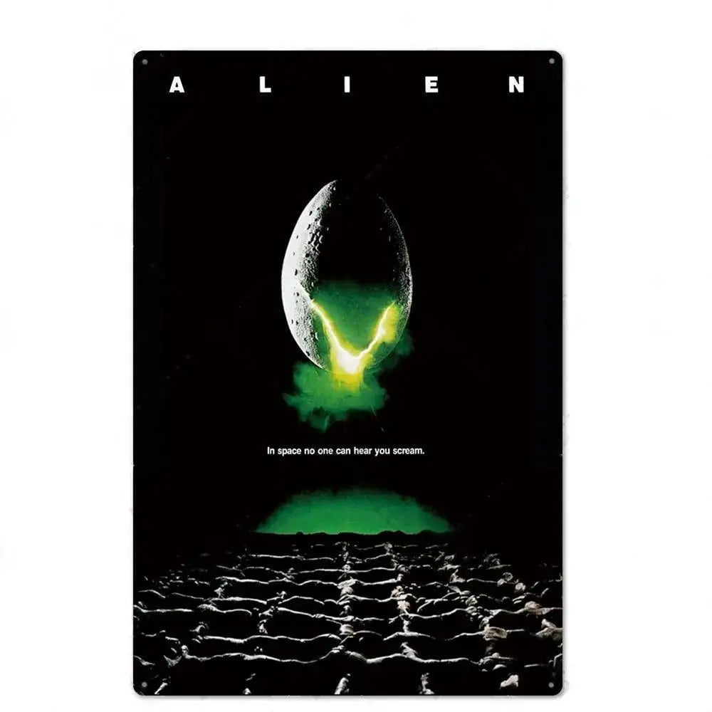 Retro American Films Metal Tin Poster